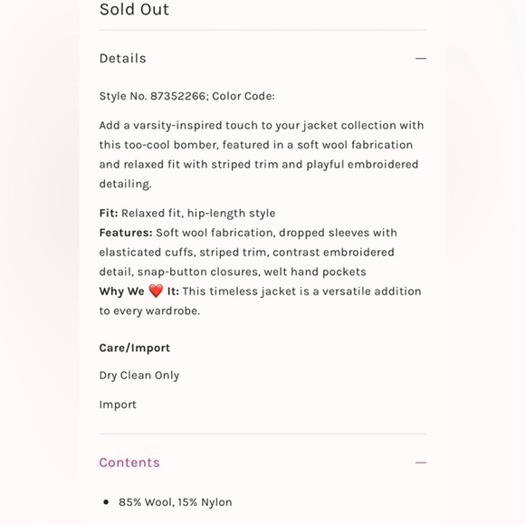 NEW Free People Home Run Varsity Bomber Jacket L - Picture 13 of 13